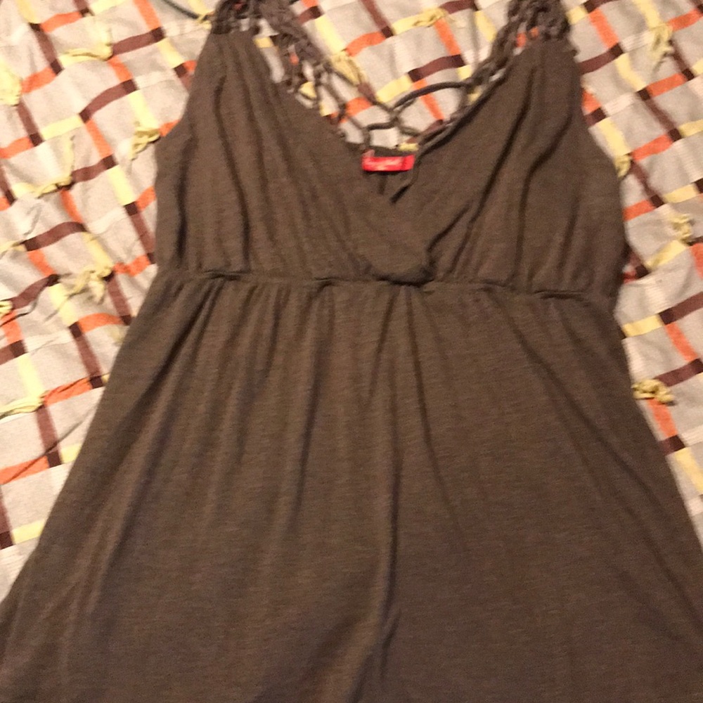 Woman’s brown shirt